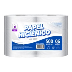 Papel Higiénico 500x6 Hoja Simple